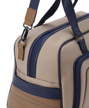 Double Logo Boston Bag - Beige