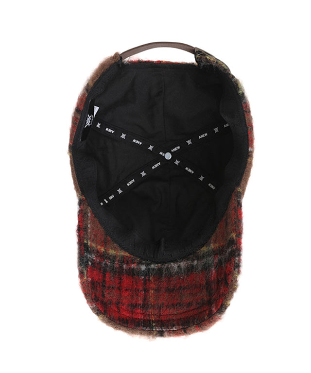 Check Ball Cap - Red