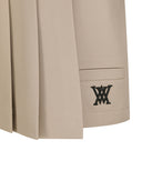 [Signature] ANEW Golf Women's Pleated Golf Skirt Half H/PT - Beige