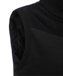 Women's Hybrid Knit Vest - Black