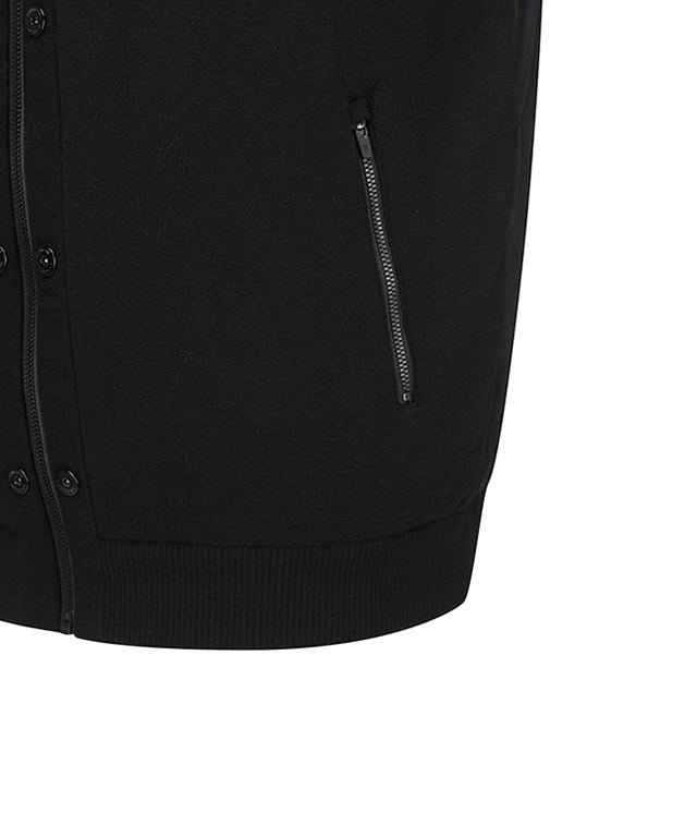 Men's Hybrid Knit Jacket - Black