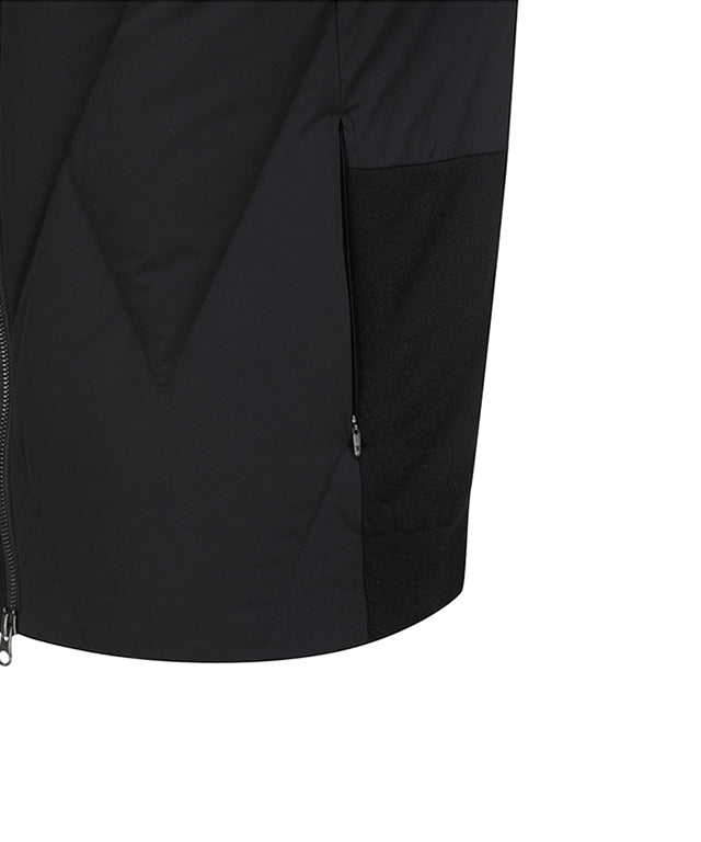 Men's Anew Signature Quilting Point Hybrid Jacket - Black