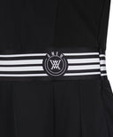 Women's Sleeveless Flare One Piece - Black