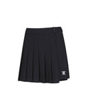 [Signature] ANEW Golf Women's Pleats Half H/PT - Black
