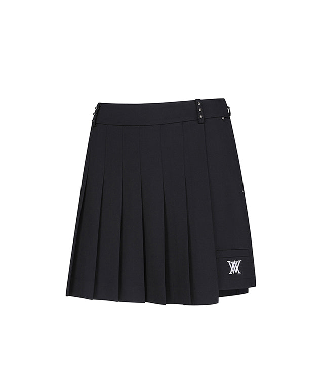 Women's Pleats Half H/PT - Black