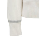 Women Hybrid Knit Jacket - Ivory
