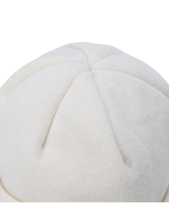Men's Simple Wool Knit Cap - White