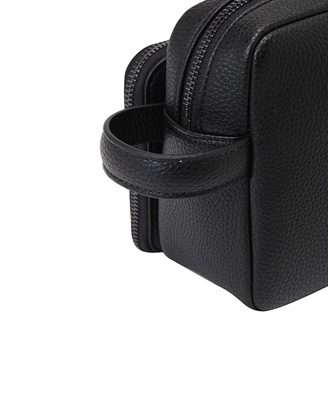 Detachable Monogram Pouch - Black