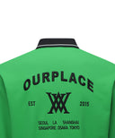Men's Back Big Logo Long T-Shirt - Green