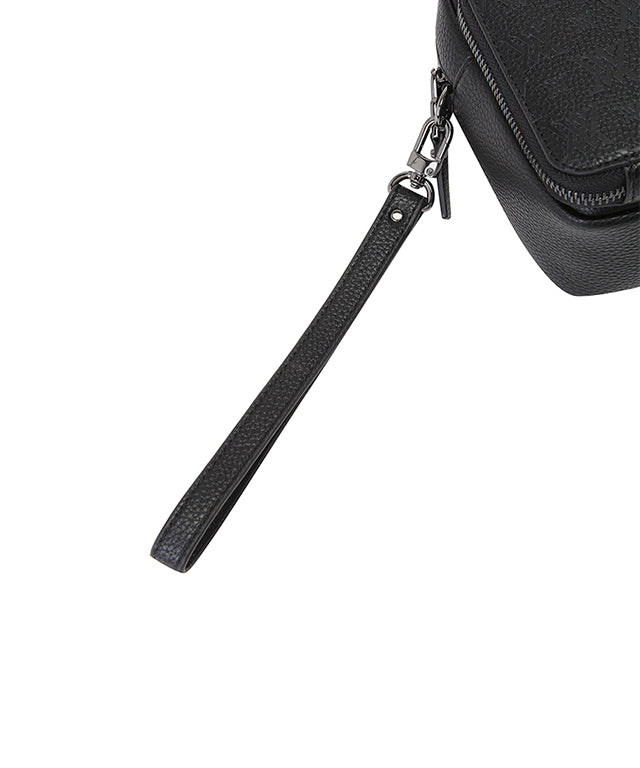 Detachable Monogram Pouch - Black