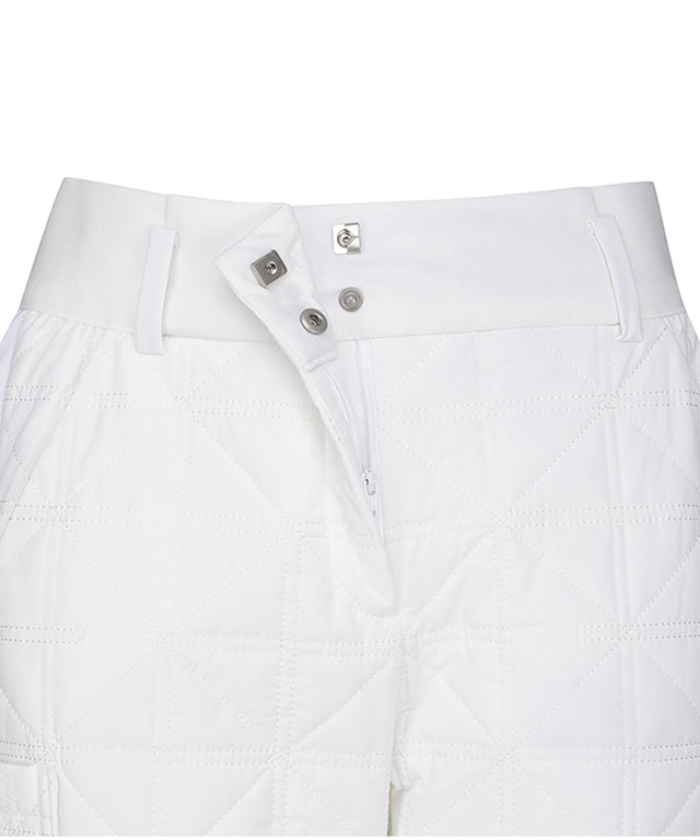 Women's Thinsulate Quilting Point Jogger L/PT - White