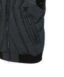 Men's Panel Down Vest - Grey