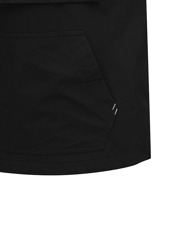 Uni Hoodie Anorak - Black
