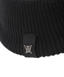 Solid Knit Visor - Black