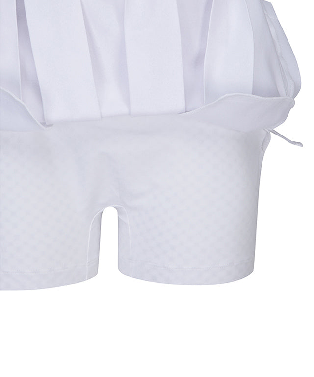 Women's Pocket Point Pleats SQ - Off White