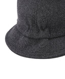 Women's Wool Double Bucket Hat - Charcoal Grey