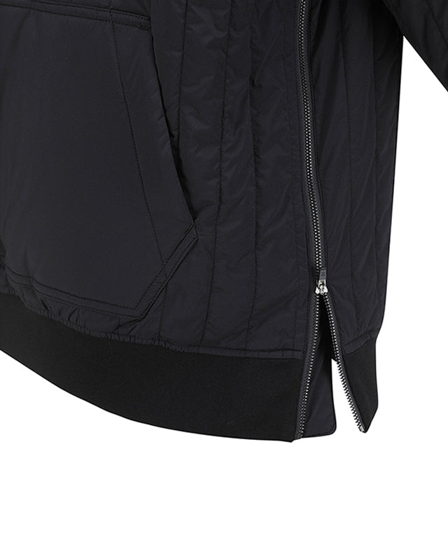 Men's Round Padding Anorak - Black