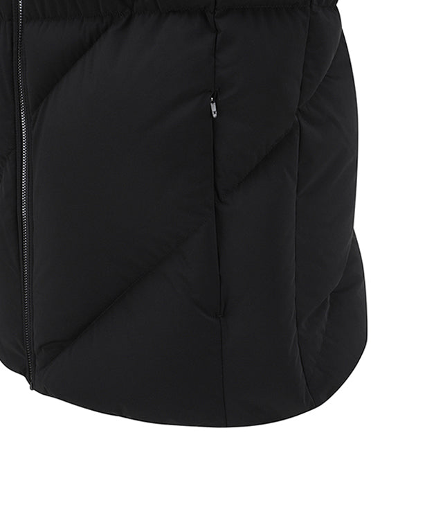 Men's Puffer Down Vest- Black