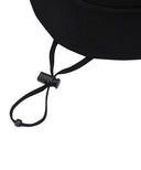[Legacy Sale] Unisex Big Logo Applique Bucket Hat -  Black