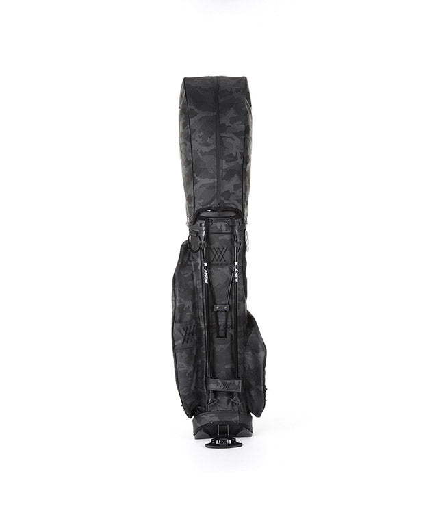 Dark Camo Stand Bag - Black