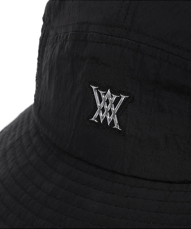 Men's Visor Logo Point Nylon Bucket Hat - 2 Colors