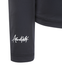 Women's Cold Fabric High Neck T-Shirt - Black