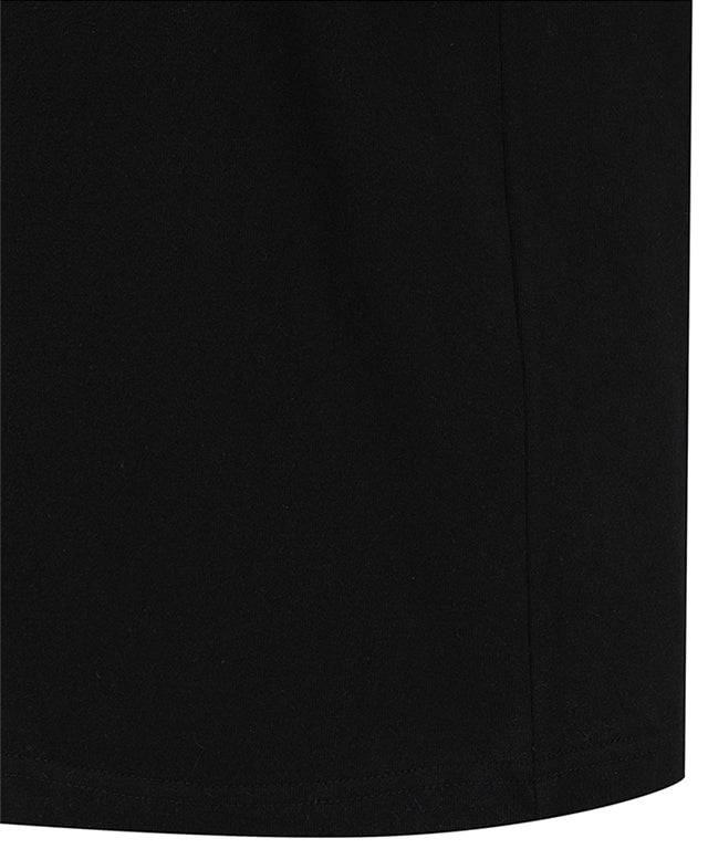 Musinsa Round Anew Logo Point Short T-shirt - Black