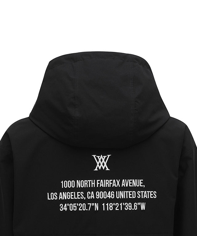 Uni Hoodie Anorak - Black