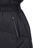 Women's Long Length Down Vest - Black