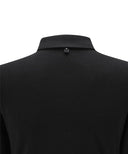 Women's Nap Collar Long T-shirt - Black