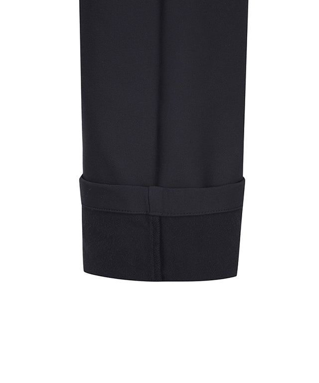 Men's Side Logo Band Point Incision L/PT - Black