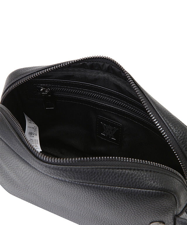 Detachable Monogram Pouch - Black