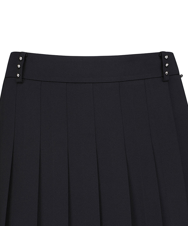 Women's Pleats Half H/PT - Black