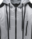 Men's Thinsulate Detachable Padding MA-1 Jacket - Light Gray
