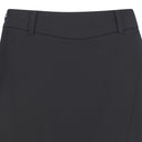 Women's Chiffon Block Wrap Skirt - Black