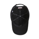 [Legacy Sale] Men's Volume Wording Ball Cap - Black