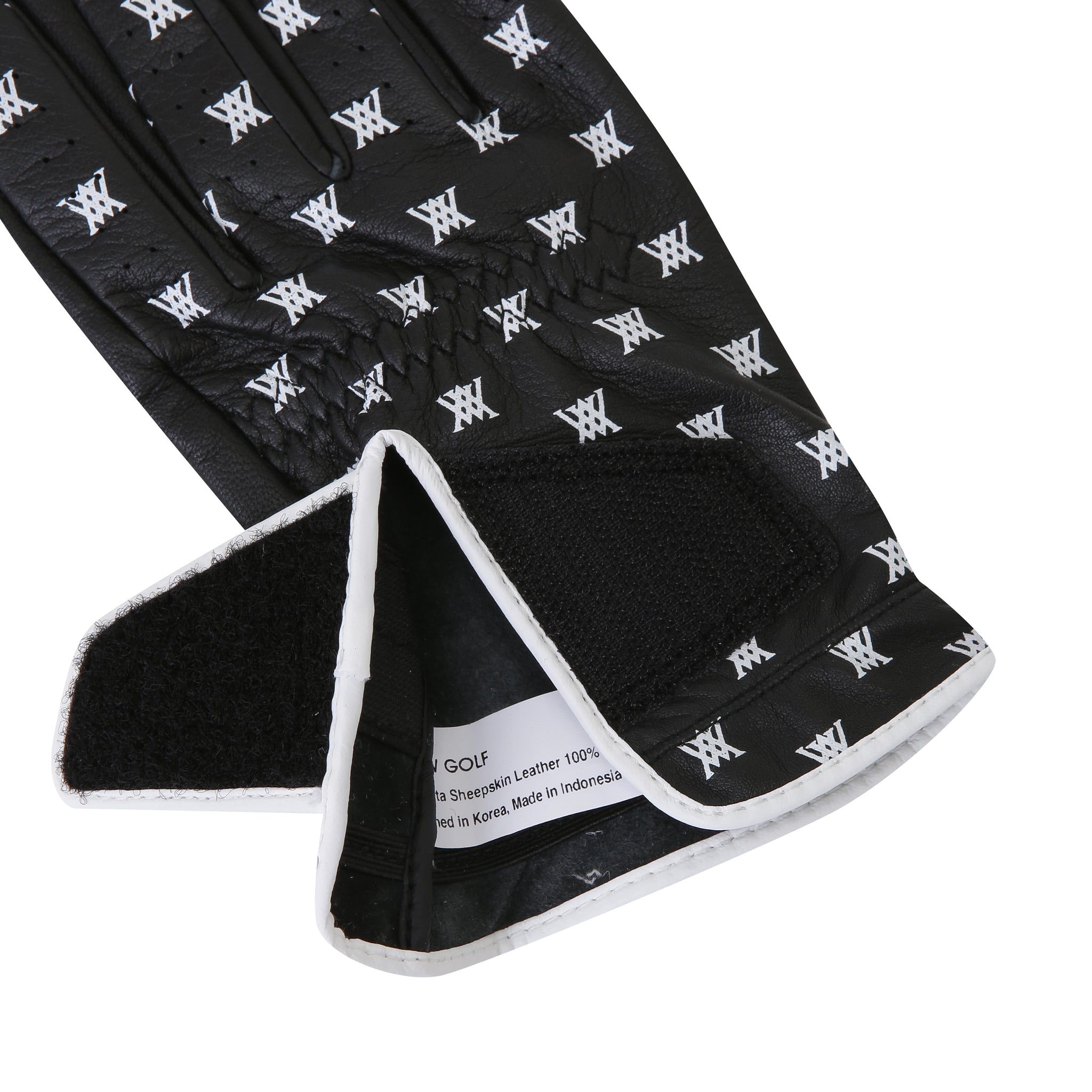 Men's  Monogram Left Hand Golf Glove - Black