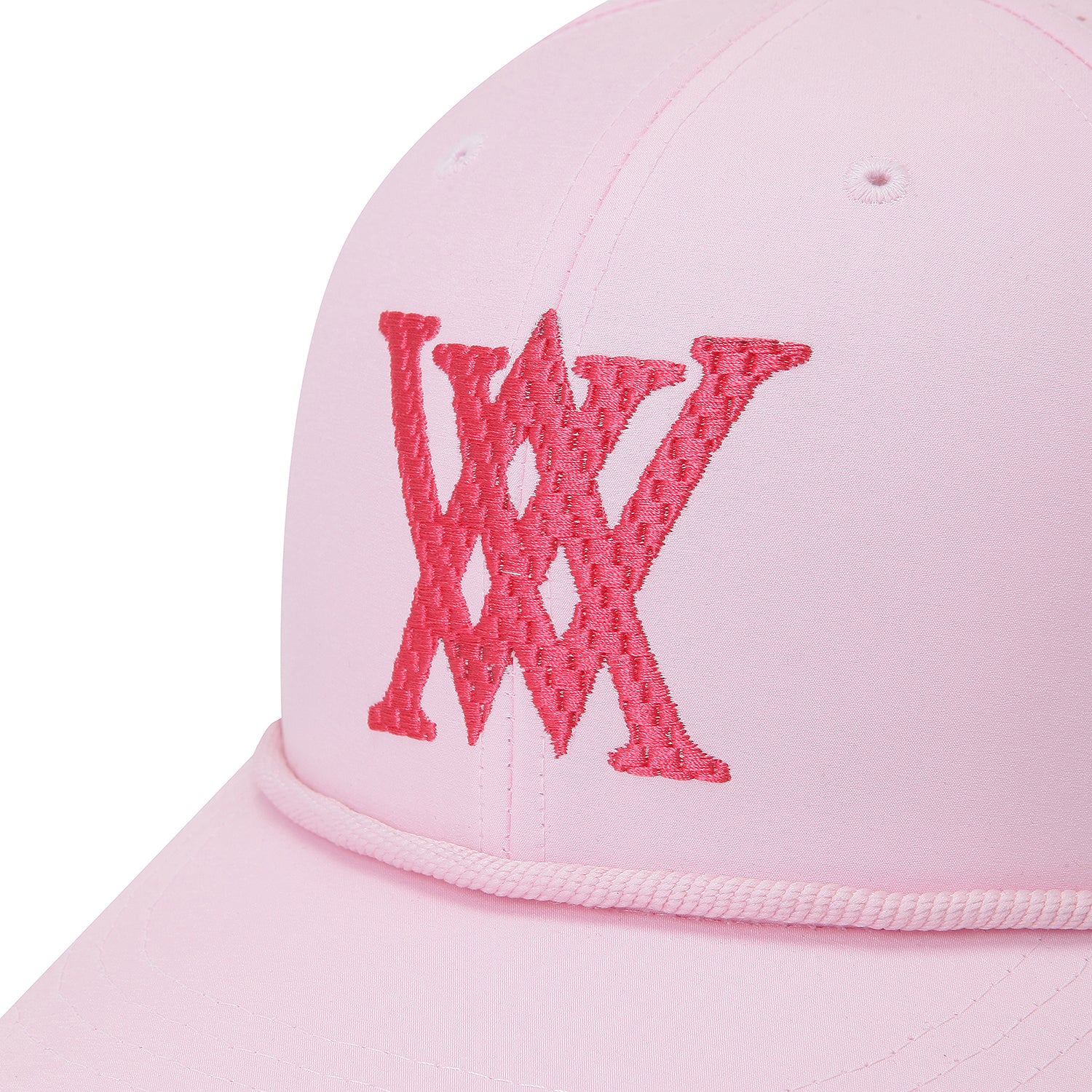 Women's Wave Camo Punching Snapback -  Pink