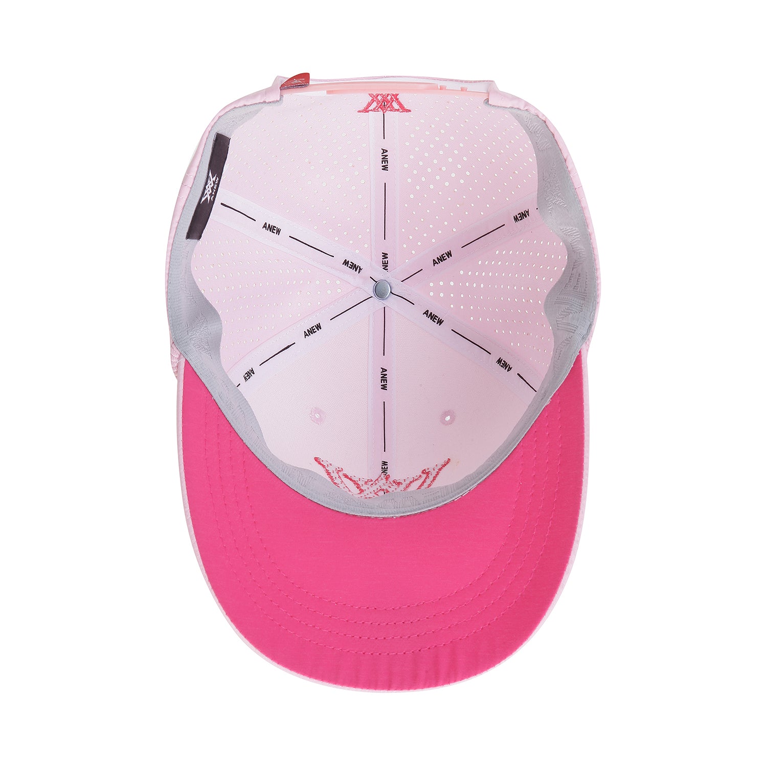 Women's Wave Camo Punching Snapback -  Pink