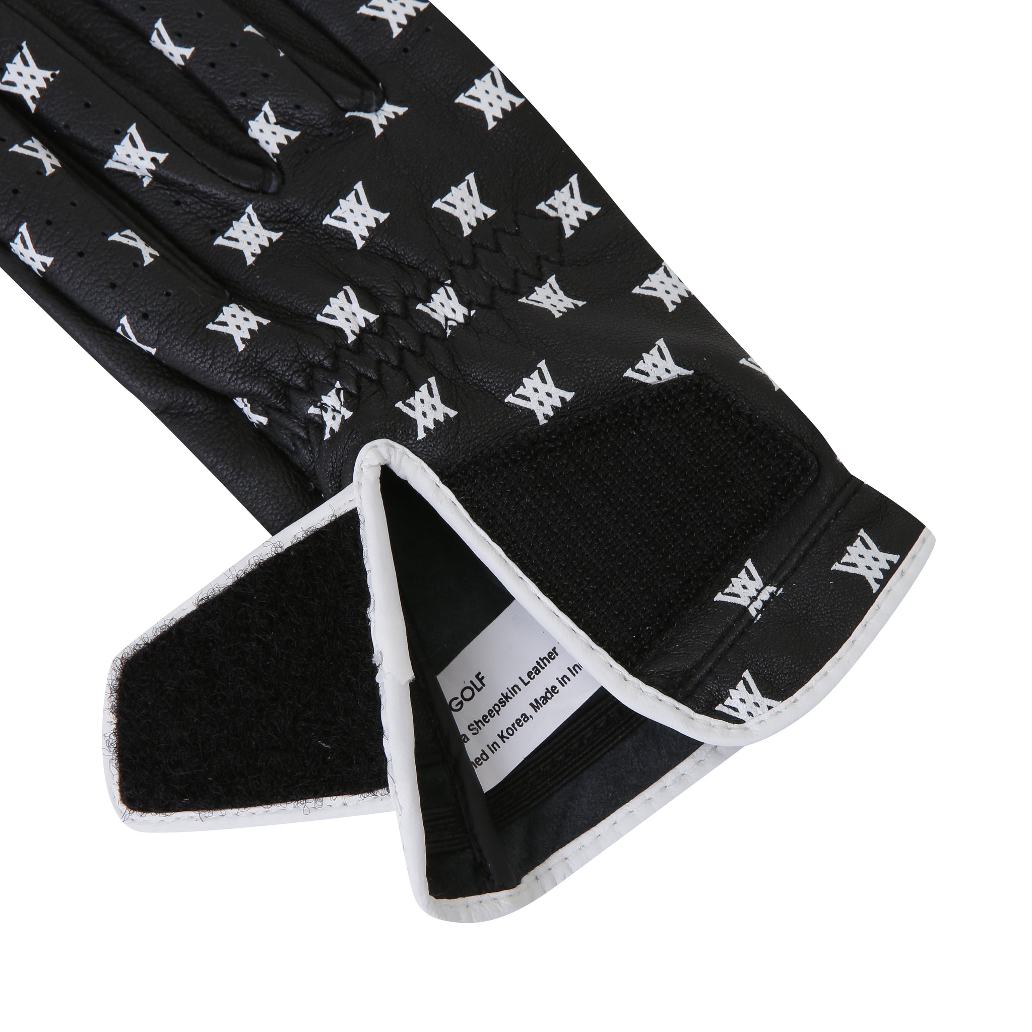 Women's Monogram Left-Handed Golf Glove_ Black
