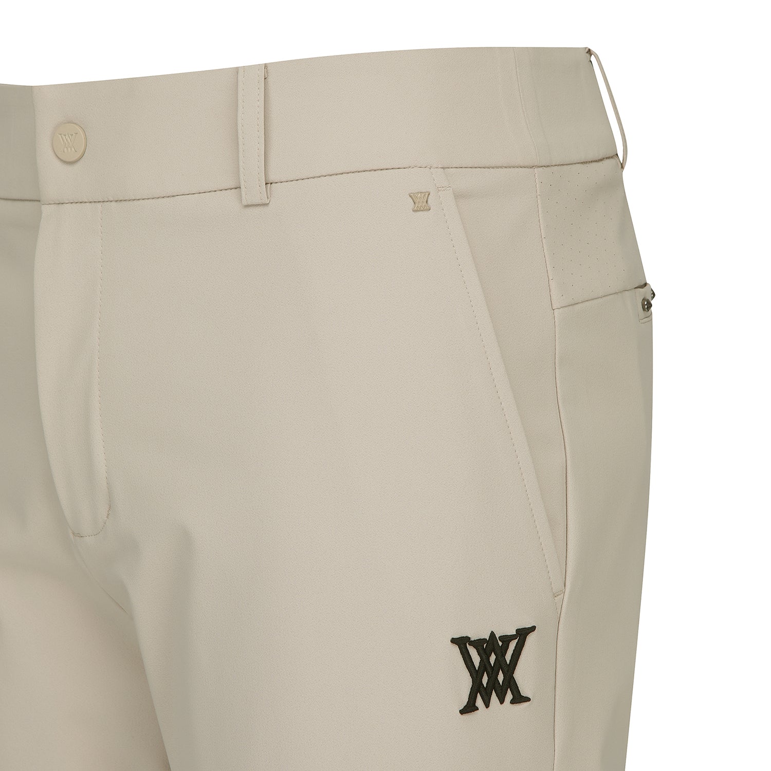 [Legacy Sale] Men's Side Punching Ventilation Long Pants - Beige