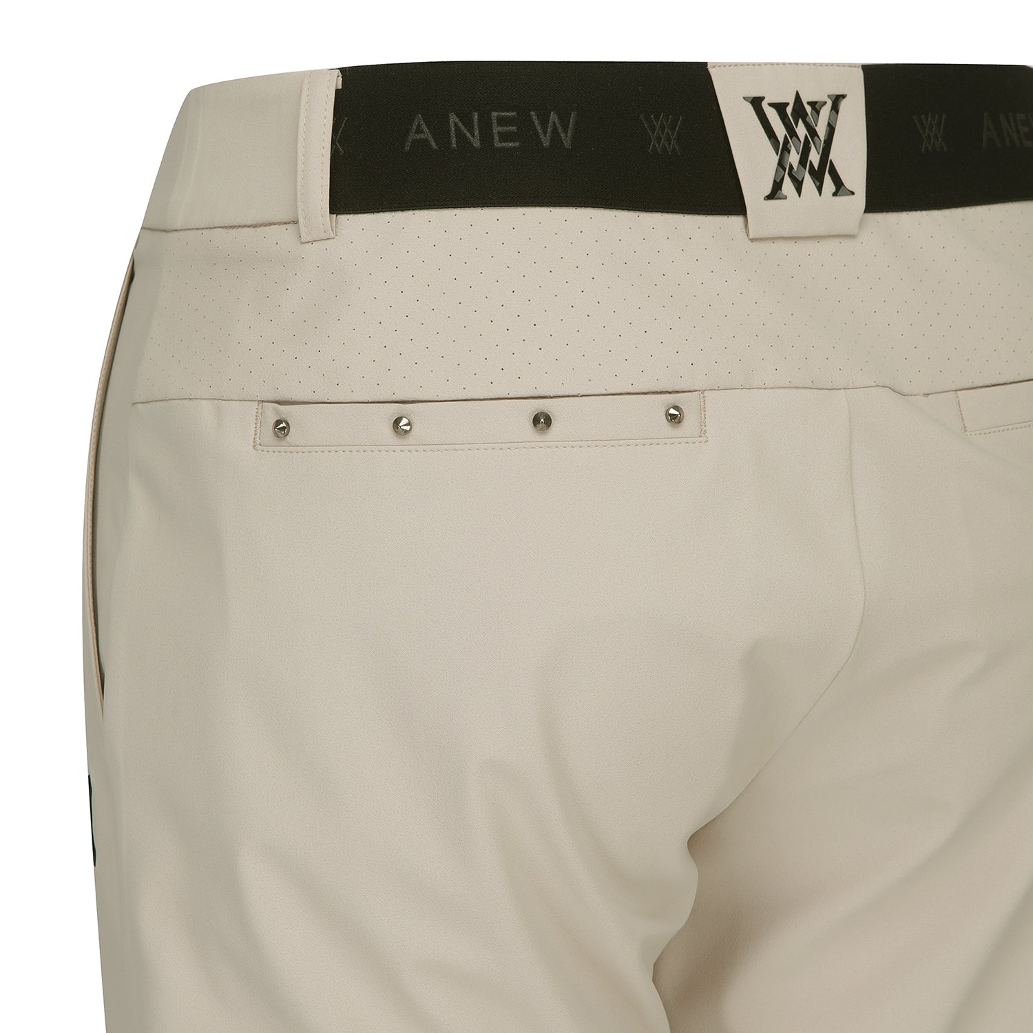 [Legacy Sale] Men's Side Punching Ventilation Long Pants - Beige