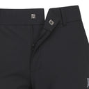 Men's Side Punching Ventilation Long Pants - Black