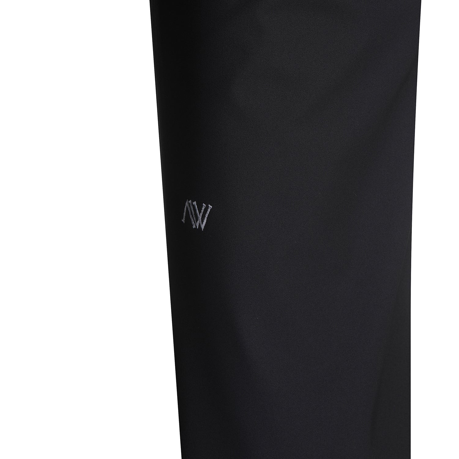 Men's Side Punching Ventilation Long Pants - Black