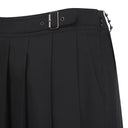[Legacy Sale] Women's Belt Loop Point Outer Pleated Shorts - Black
