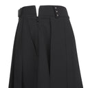 [Legacy Sale] Women's Belt Loop Point Outer Pleated Shorts - Black