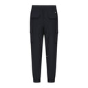 Women's Deformation Mesh Jogger Long Pants - Black