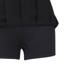 [Legacy Sale]  Women's Big Logo Pleats Middle Long Skirt - Black