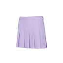 Big Logo Pleats Middle Long Skirt