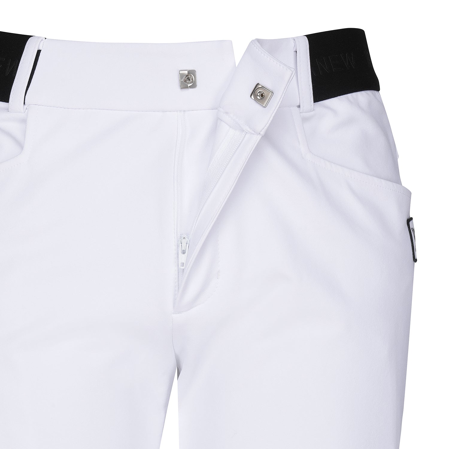 Men's Fleece Basic Long Pants - White